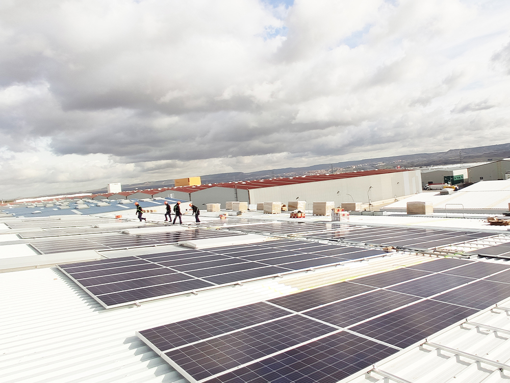 Instalación fotovoltaica de autoconsumo sin excedentes para Lider papel